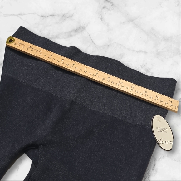 NWT Soma Slimming Black Leggings Size Xtra Xtra Large (XXL) B40 - Picture 6 of 6